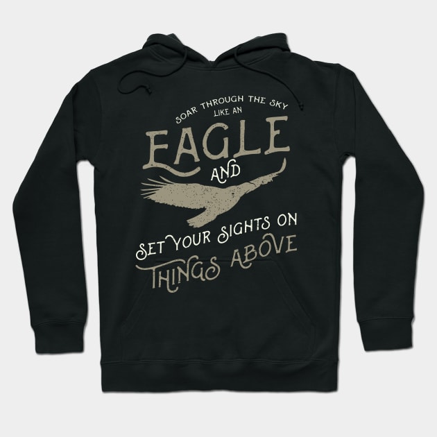 Soar Through The Sky Like An Eagle Hoodie by JakeRhodes